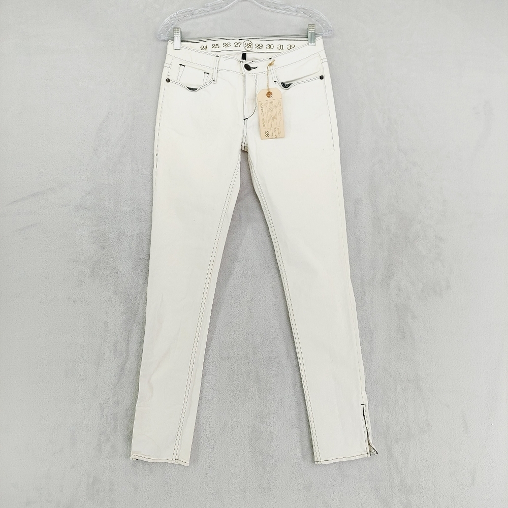 NEW Earnest Sewn Women's White Casual Skinny Jeans P979